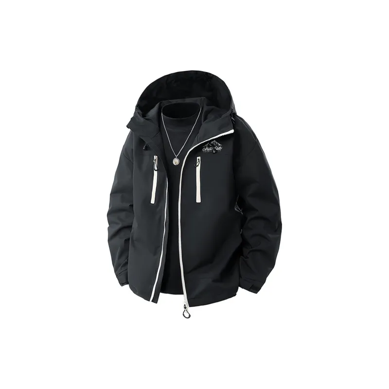 CHARLIE GOLF Water-Resistant Windproof Wear-Resistant Windbreaker Jacket Unisex-0