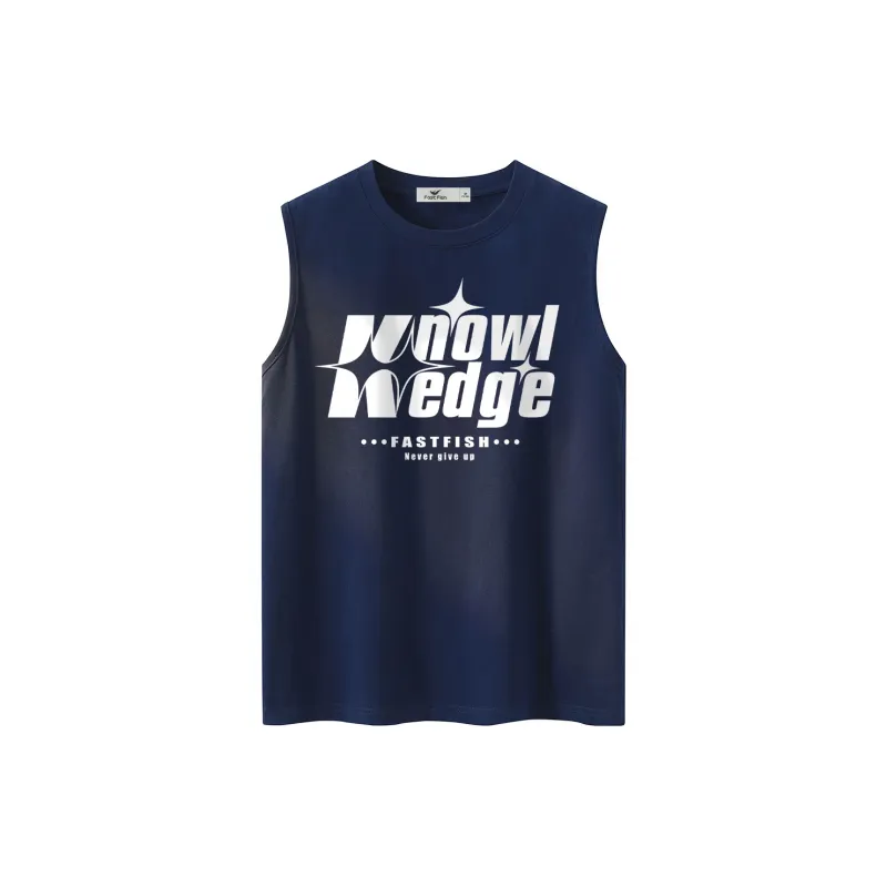 FASTFISH Tank Tops Unisex White-6