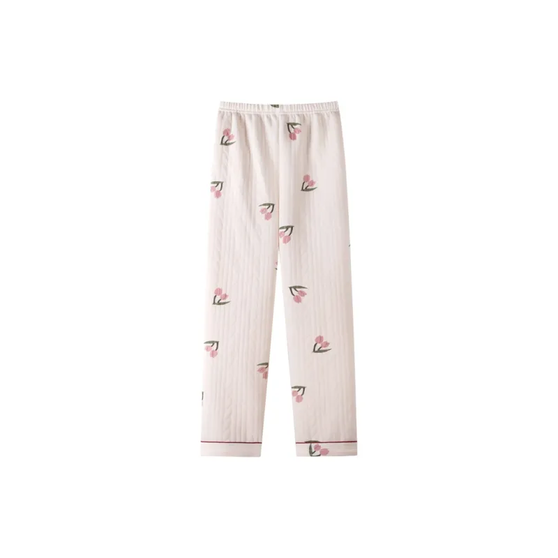 MIIOW Pajama Pants Women's Light Pink-5