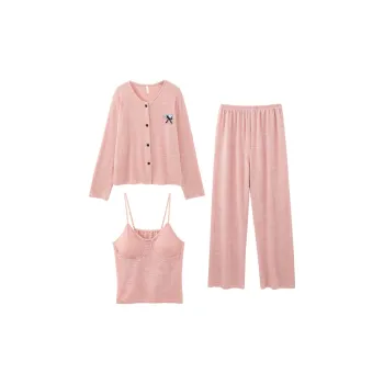 Sleeping Beauty Pajama Set Women's Peach