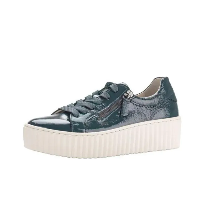 Gabor Fashion Low Top Casual Shoes Women's Turquoise-1