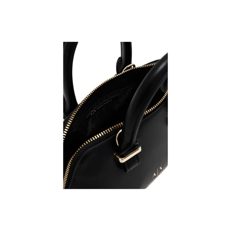 ARMANI EXCHANGEAE Polyester Tote Bag, Shopping Bag, Shoulder Bag, Handbag Trumpets Women's Black-4