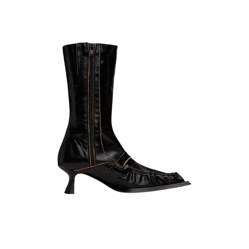 MIISTA Ankle Boots Women's Black-1