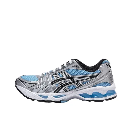 Asics Gel Kayano 14 Anti Slip Wear Resistant Low Top Casual Running Shoes Unisex Blue