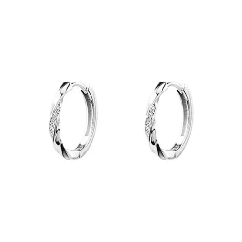 GUDUD S925 Silver Earrings Women's