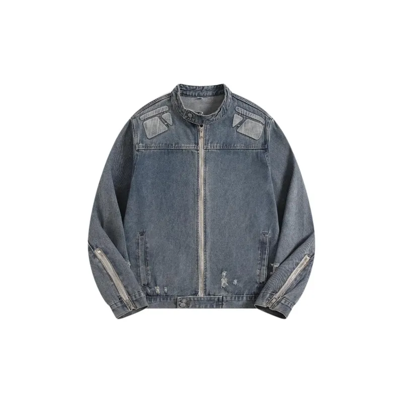 KIRHNE Denim Jacket Unisex Blue-0