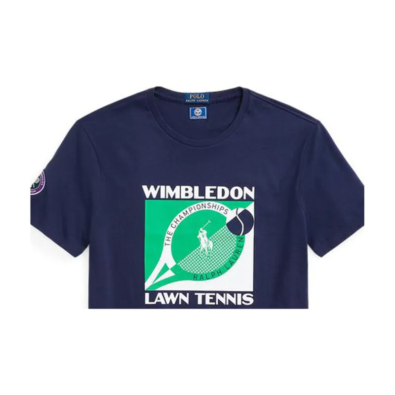 Polo Ralph Lauren T Shirts Men Marine Blue-4