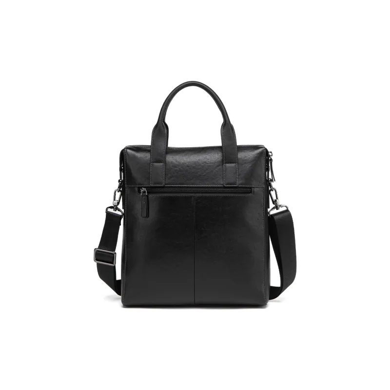 SEPTWOLVES Cow Leather Handbag Regular Men's Black-1