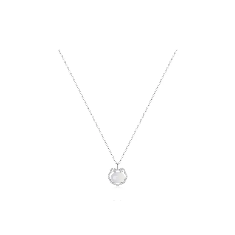 TRUE ME Chalcedony Jade Necklaces Women's-0
