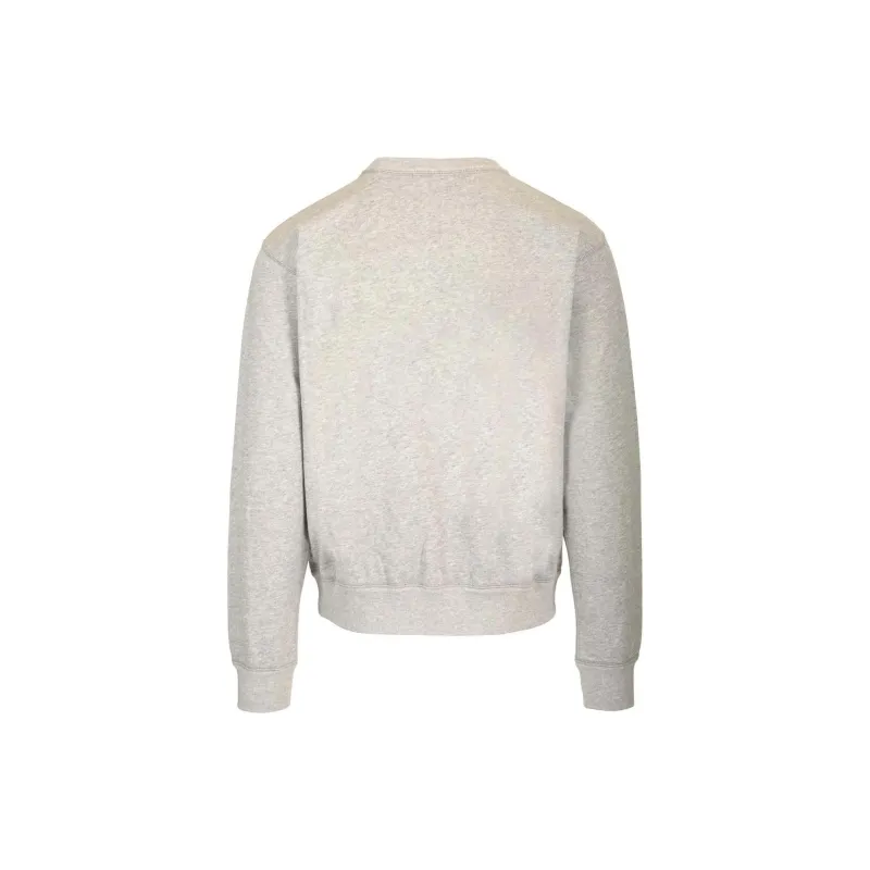 ISABEL MARANT Logo Flocked Crewneck Sweatshirt-1