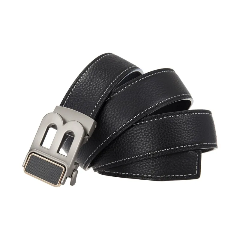 ROBINHOOD Cow Leather Leather Belts Men's Width 3.5CM-2