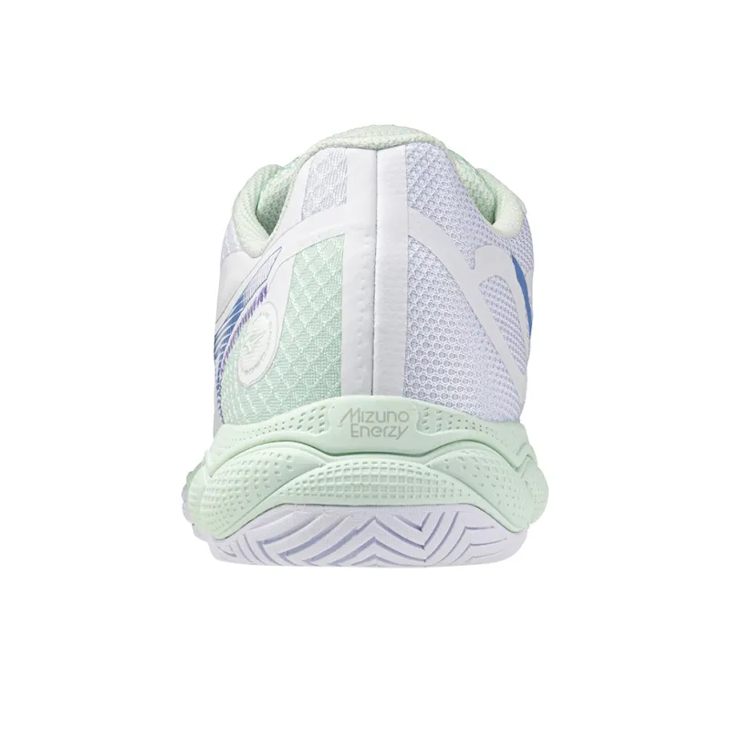 Mizuno Wave Enforce Cushioned Wear-Resistant Breathable Low-Top Tennis Shoes Women's White-3