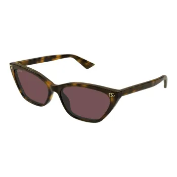 GUCCI Recycled Acetate Cat Eye Sunglasses Women's Tortoiseshell
