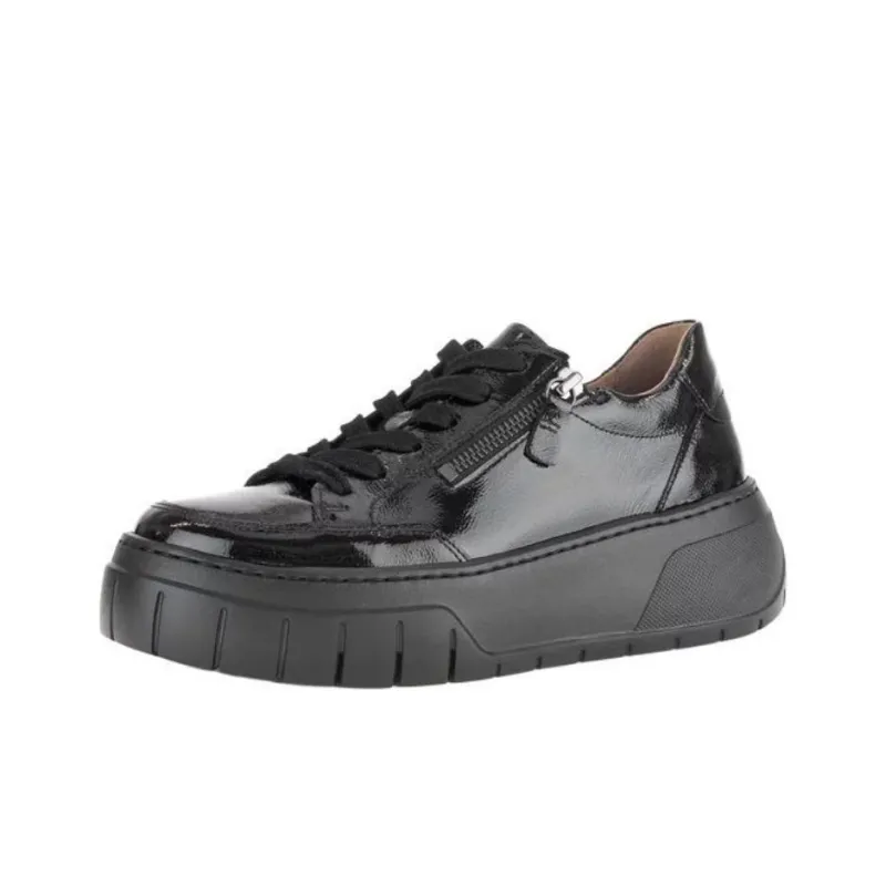Gabor Fashion Low Top Casual Shoes Women's Black-1
