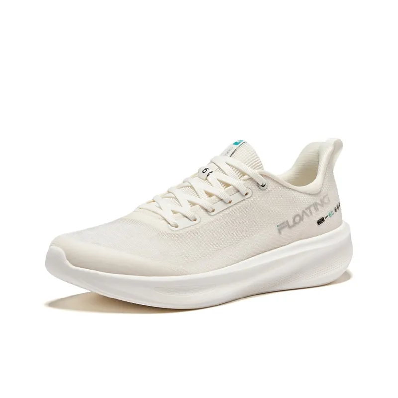 Erke Water Float 6 Cushioning Breathable Lightweight Low Top Casual Running Shoes Men's Icy Moon White-2