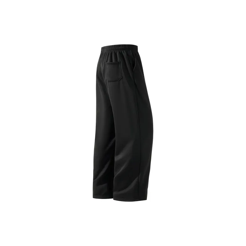 Small Columns Under The Sea Casual Pants Unisex Black-1