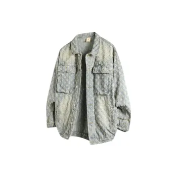 WARNING LIGHT Denim Jacket Unisex