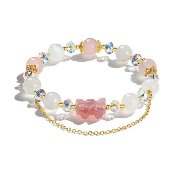 JIAOSHIYU Crystal Bracelets Women's