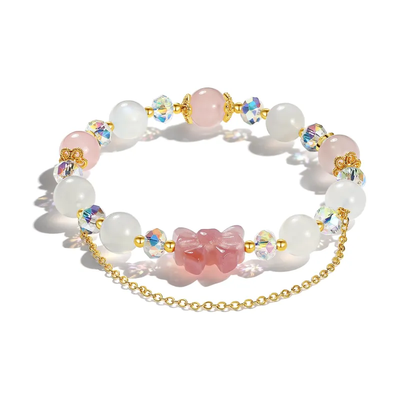 JIAOSHIYU Crystal Bracelets Women's-0