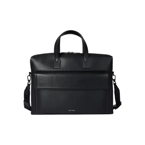 Paul Smith Leather Briefcase Men's Black