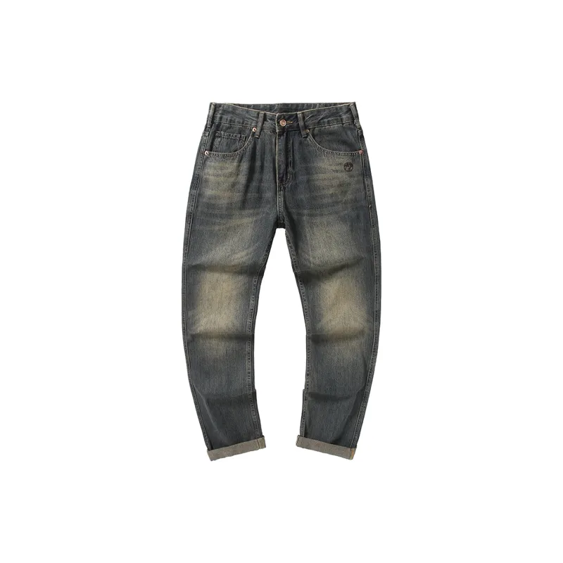 Pimio Jeans Unisex Yellow Mud-1