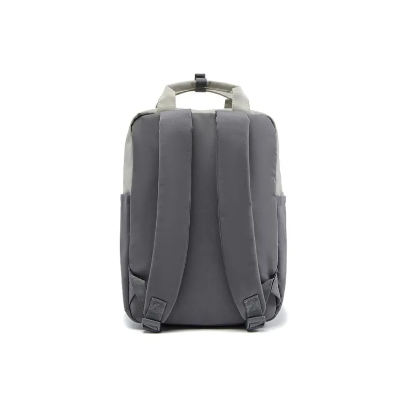 LiNing Casual Backpack Medium Size Unisex Gray Green With Dark Gray-3