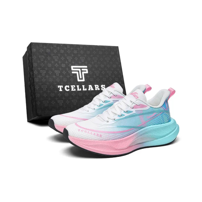 TCELLARS Cushioning, Breathable, Coverage, Support, Balance, Lightweight, Rebound Low Top Running Shoes Men's-7