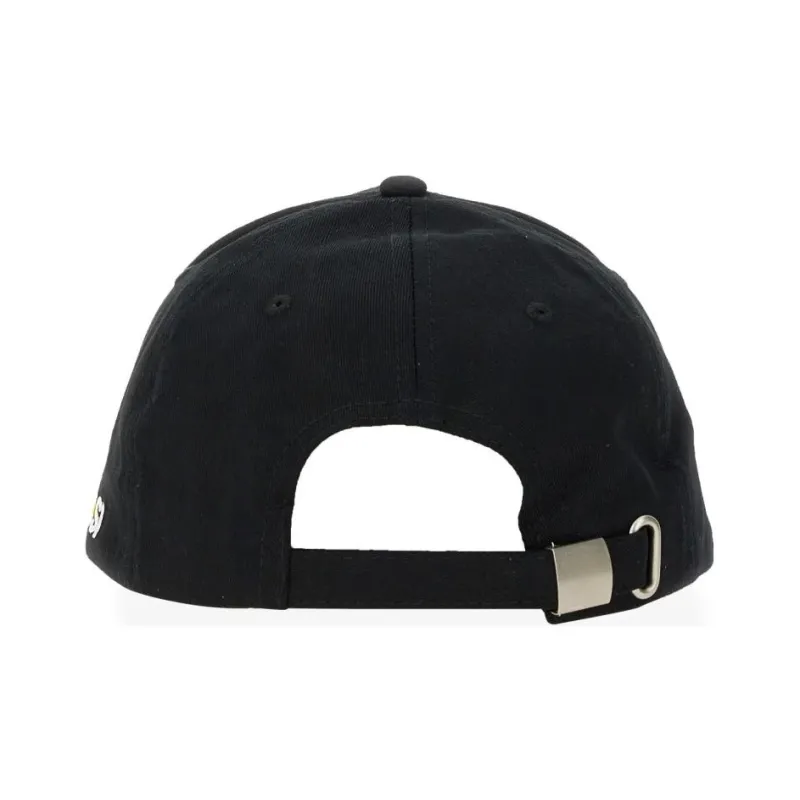 ASPESI Cotton Baseball Caps Men's Black-2