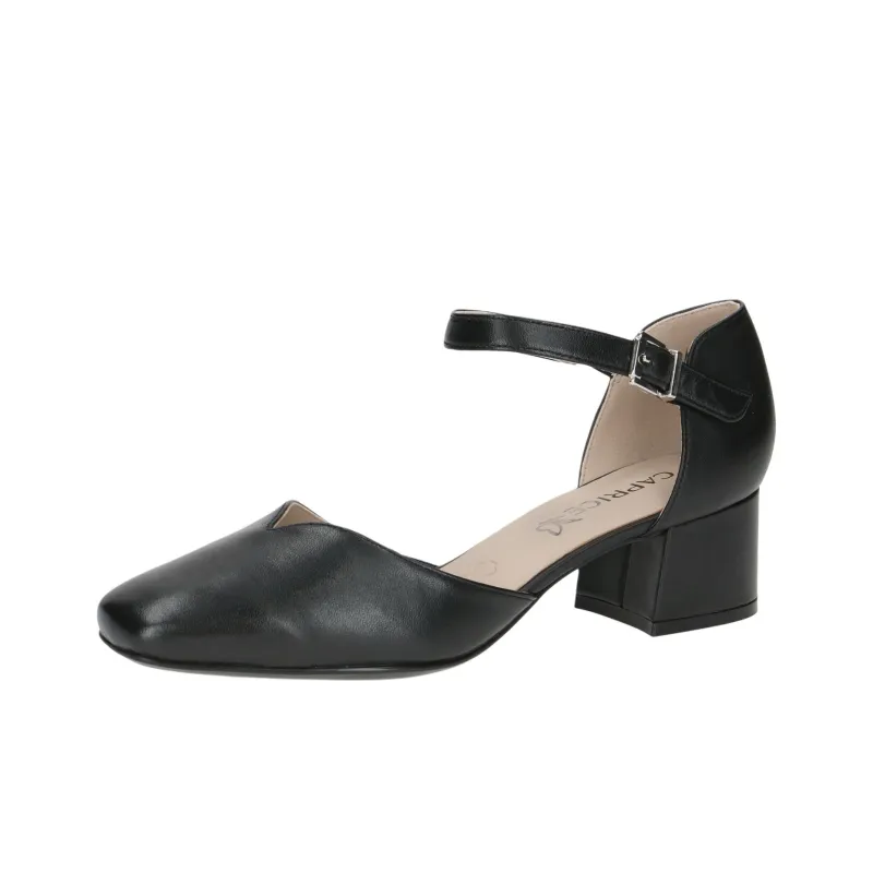 CAPRICE Nina Chunky Heel High Heels 4.6cm Women's Black-2