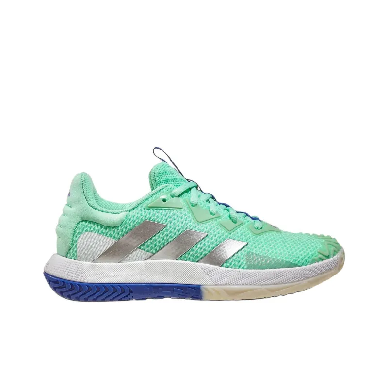 Adidas Solematch Control Anti-Slip Wear-Resistant Low-Top Tennis Shoes Women's Mint Green-1