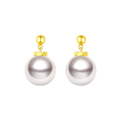 Tahiti Pearl Stud Earrings Women's