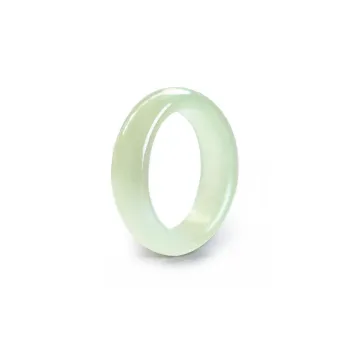 Qing Yi Hetian Jade Rings White Jade Unisex