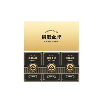 GPPOKER Knockout Gold Medal L3 1 Pack 3 Boxes 6 Pairs Poker Cards