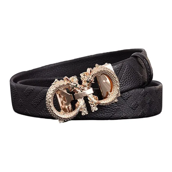 JKEM Cow Split Leather Leather Belts Unisex 3.5cm-5