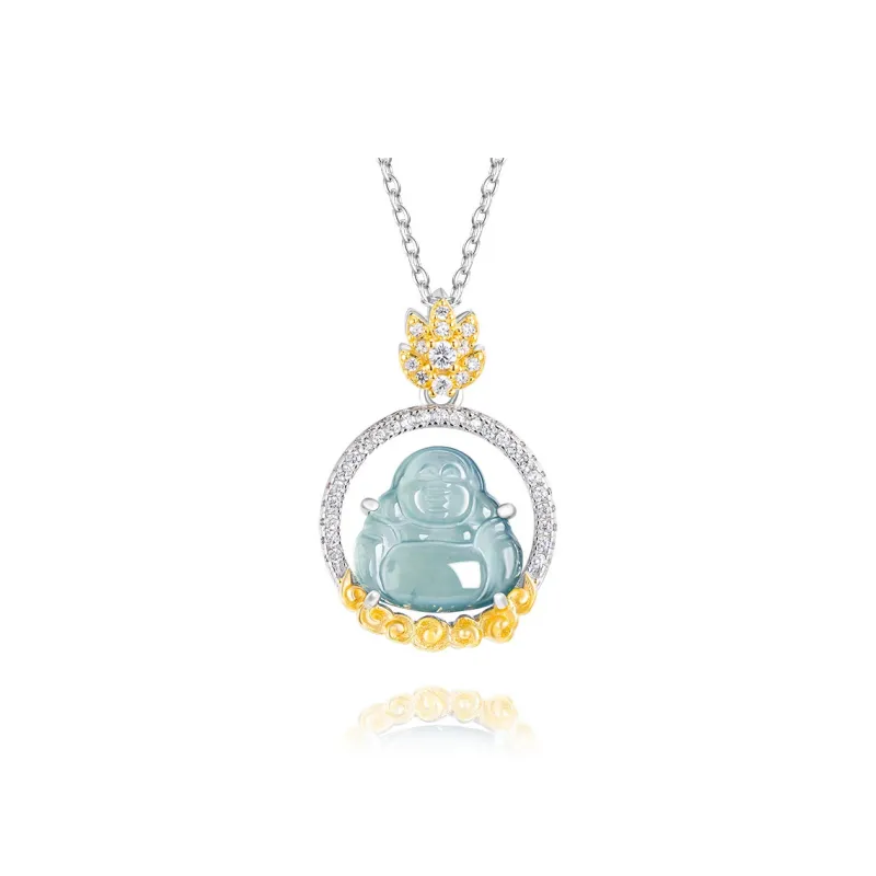 Royal Dragon Mirror Ice Type Necklaces Women's-0