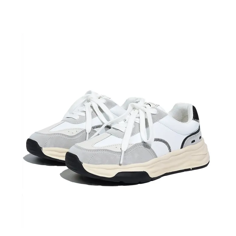 Dafu Leaps Forward Height Increasing Anti-Slip And Wear-Resistant Low-Top Chunky Sneakers Women's-2