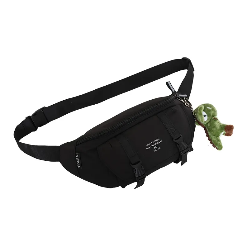 GOBLIN SHARKS 1759 Nylon Sling Bag Regular Unisex Black/Yellow/Green/Blue/Burgundy-0