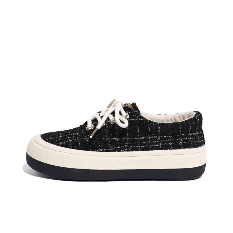 Dafu Leaps Forward Height Increasing Anti-Slip And Wear-Resistant Low-Top Skateboard Shoes Women's-0