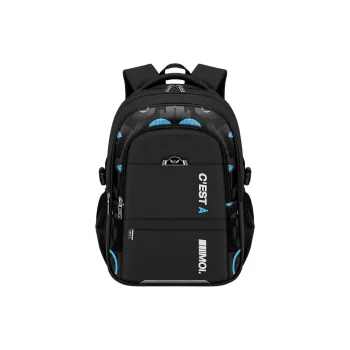 Pretty Baby Oxford Backpack Student Backpack Large Size Kids' Black