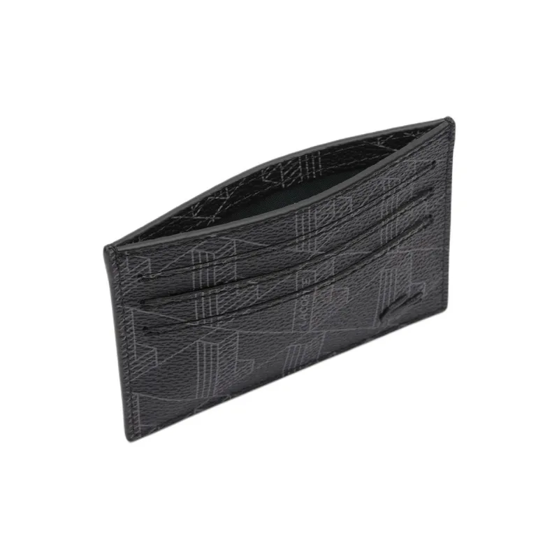 LACOSTE PVC Card Holder Men's Black-1