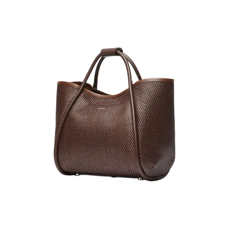 MaxMara Polyamide One Shoulder Handbag Small Size Women's Dark Brown-2