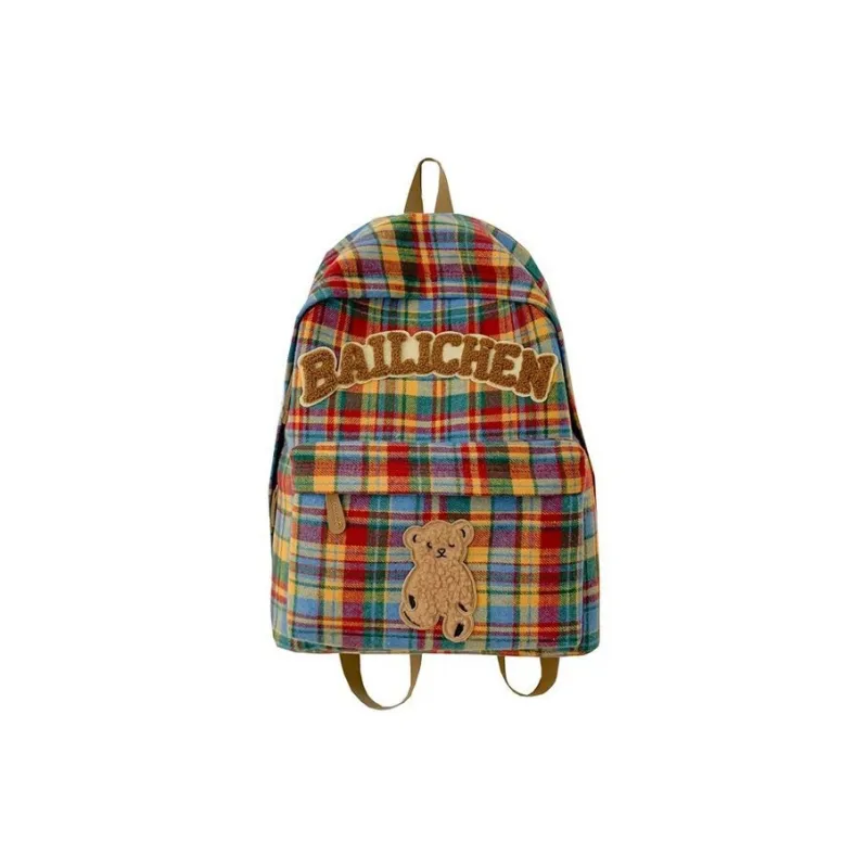 S.REPHEN Woolen Backpack Regular Unisex Multicolor-5