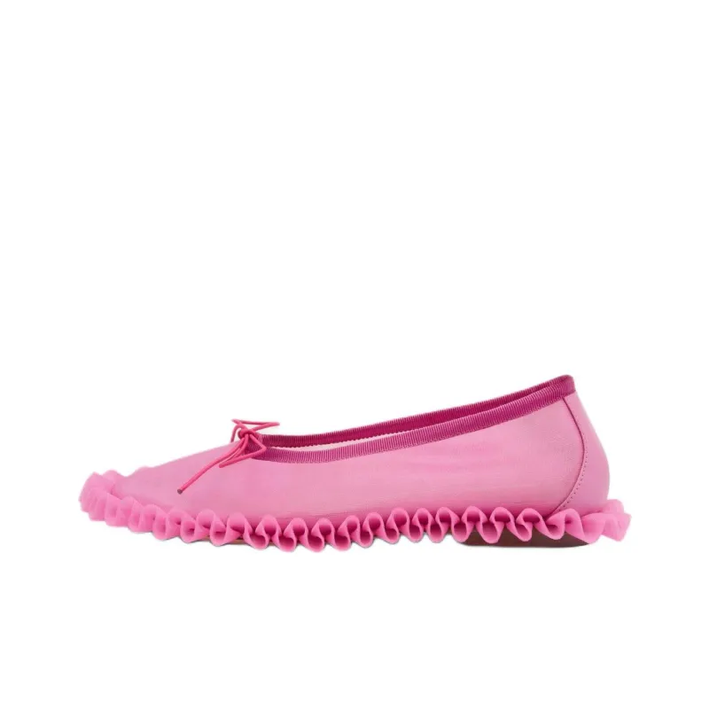 SIMONE ROCHA Frilled Mesh Ballet Flats Women's-0