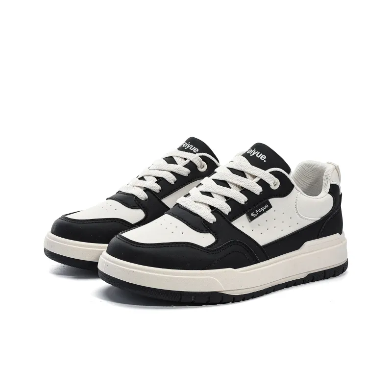 Dafu Leaps Forward Anti Slip And Wear Resistant Lightweight Low Top Skateboard Shoes Women's White-7