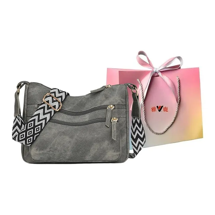 Yalu PU Crossbody Bag, Shoulder Bag Regular Women's Lake Blue/Brown/Khaki/Gray/Light Gray-12