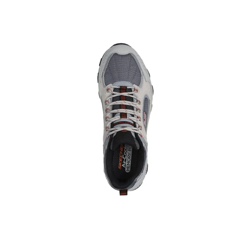 Skechers OUTDOOR Cushioning Coverage Support Low Top Trekking Shoes Men's Gray Black-3