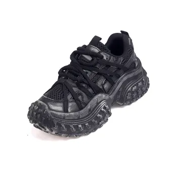 Turns By Turns Wear Resistant Breathable Lightweight Height Increasing Low Top Chunky Sneakers Unisex