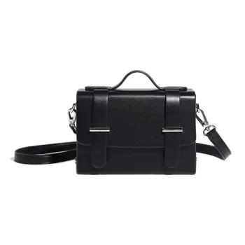 BEMIX PETS Microfiber Leather Handbag Regular Unisex Black