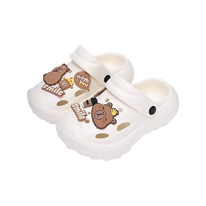 XMISTUO Capybara Women's Summer Platform Parent Child Slippers Cartoon Slip Resistant Home Slippers-12