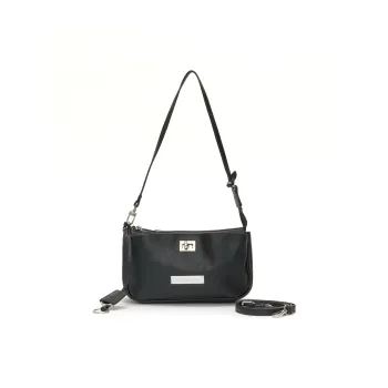 BONSAI STUDIO Microfiber Shoulder Bag Regular Women's Black